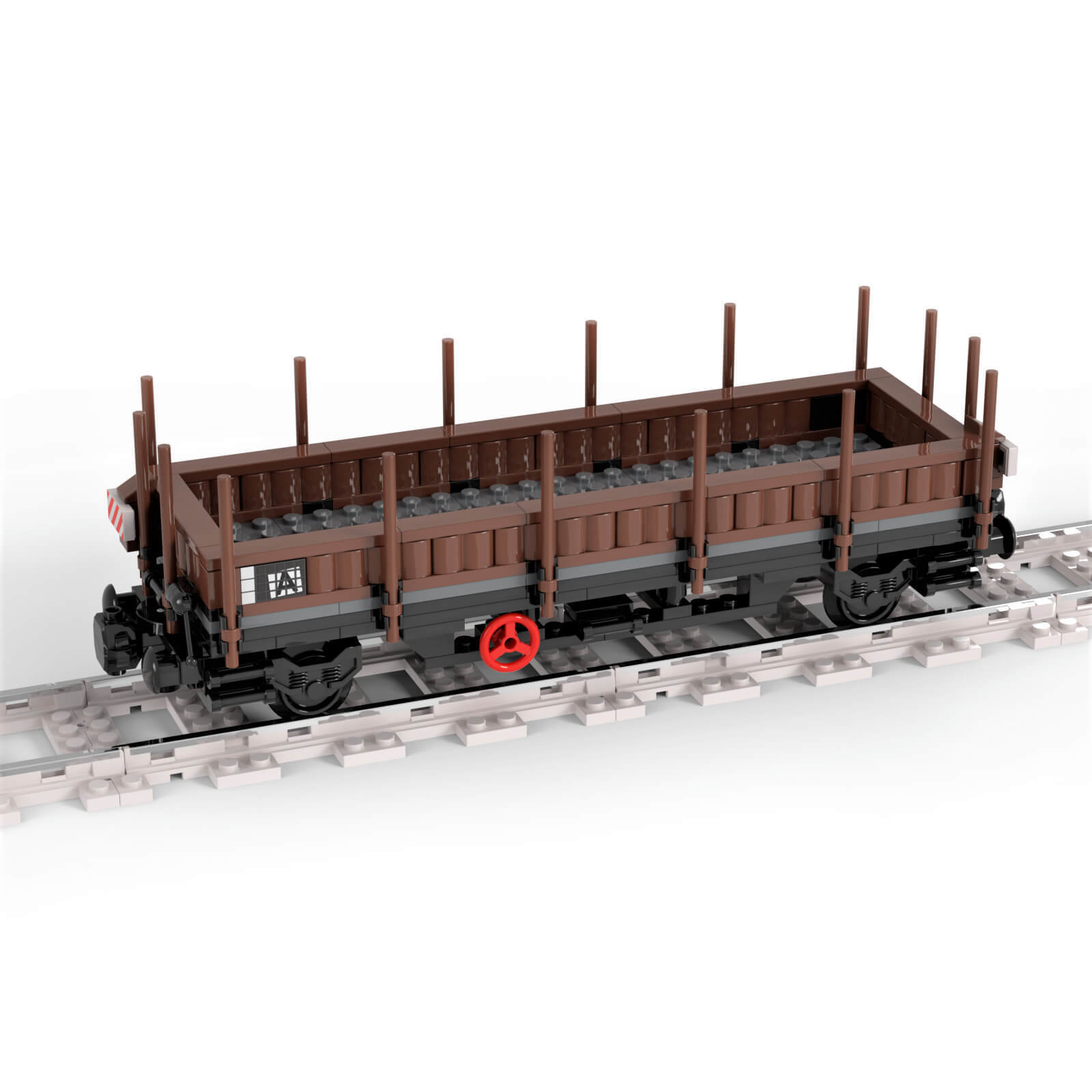 Custom MOC-81218 Flat Wagon Model 220 Parts Toys Kids Gift for Christmas-ZITIANYOUBUILD