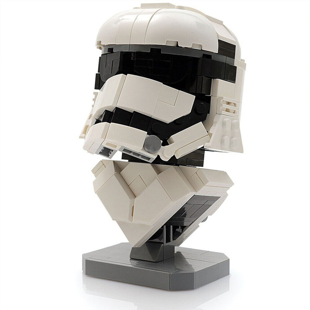 Custom MOC: C060 Stormtrooper-Bust-Model 269 Parts Gift for Christmas-ZITIANYOUBUILD