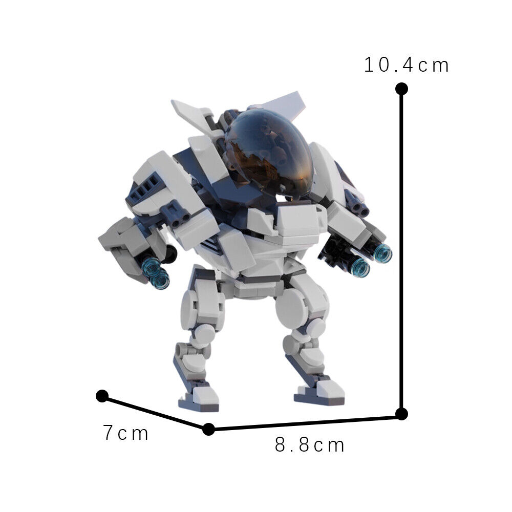 Custom MOC-29333 Centauri Mk II Tactical Combat Mech with Cockpit 252 Parts-ZITIANYOUBUILD