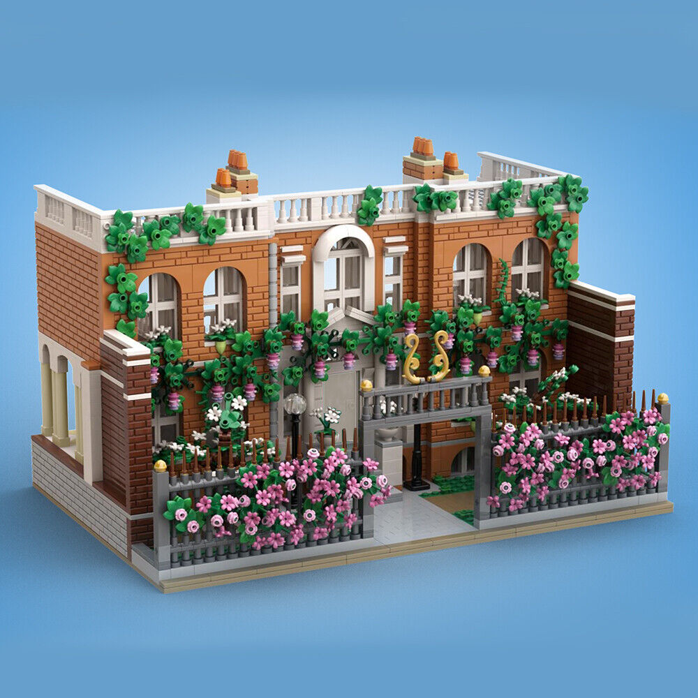 C7974 Villa with Iconic House Facade & Flowers from TV Series 3023 Parts-ZITIANYOUBUILD