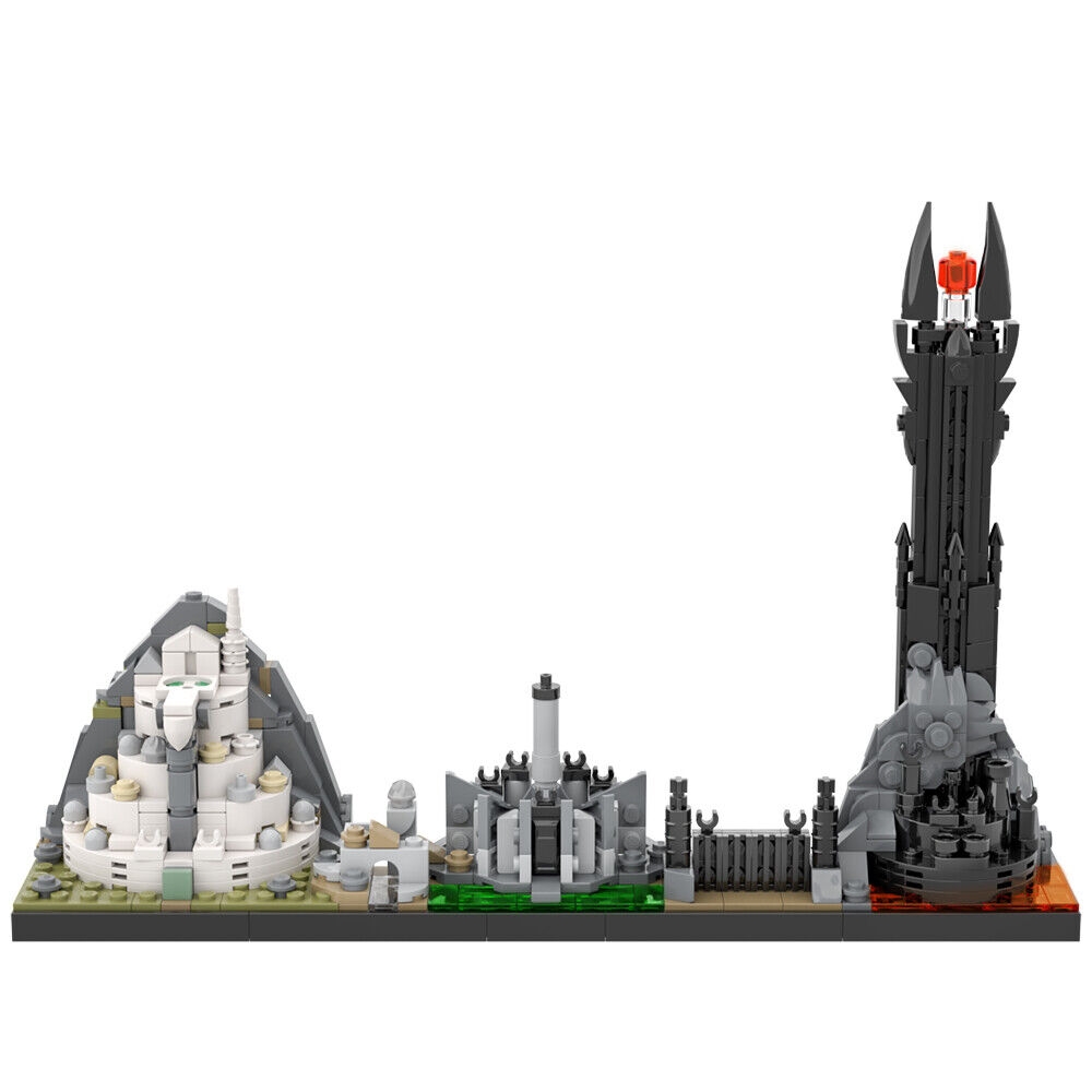 MOC-76149 Architecture Skyline Model with Iconic Locations from Film 590 Parts-ZITIANYOUBUILD