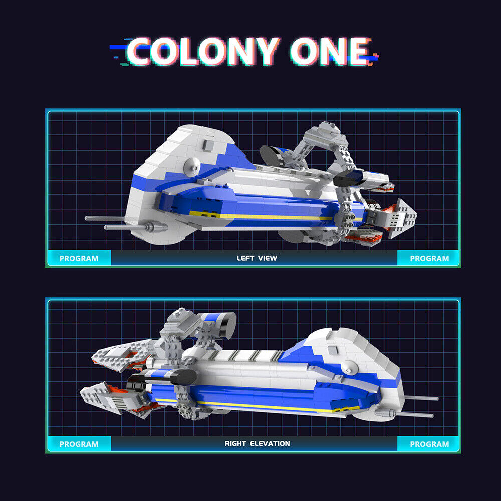 C7498 Colonial One Ship / Colonial Heavy 798 Building Toys Set 516 Parts-ZITIANYOUBUILD