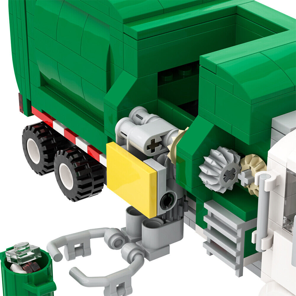 C5333 Automated Garbage Truck Educational Toy Sets Gift for Kids Creative Toys-ZITIANYOUBUILD