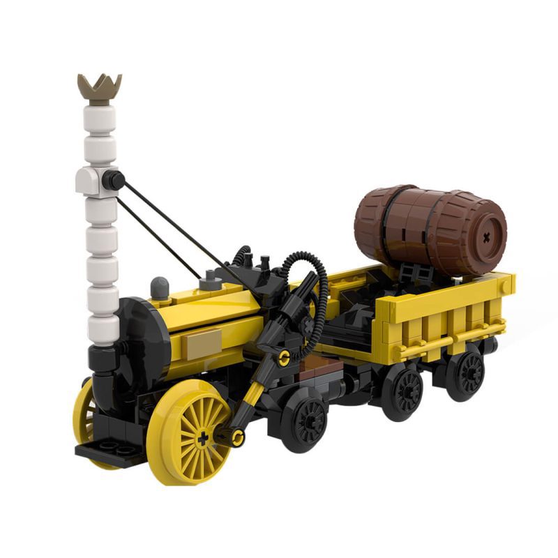 Custom MOC-175933 Stephenson's Rocket Locomotive Building Blocks Set (364PCS)