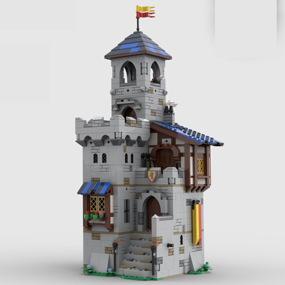 MOC-162144 Castle Keep New Version Fit for Modular Castle Walls 1381 Parts-ZITIANYOUBUILD