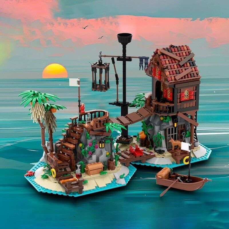 C9387 Modular Architecture on the Island Building Toys Set 1448 Parts-ZITIANYOUBUILD