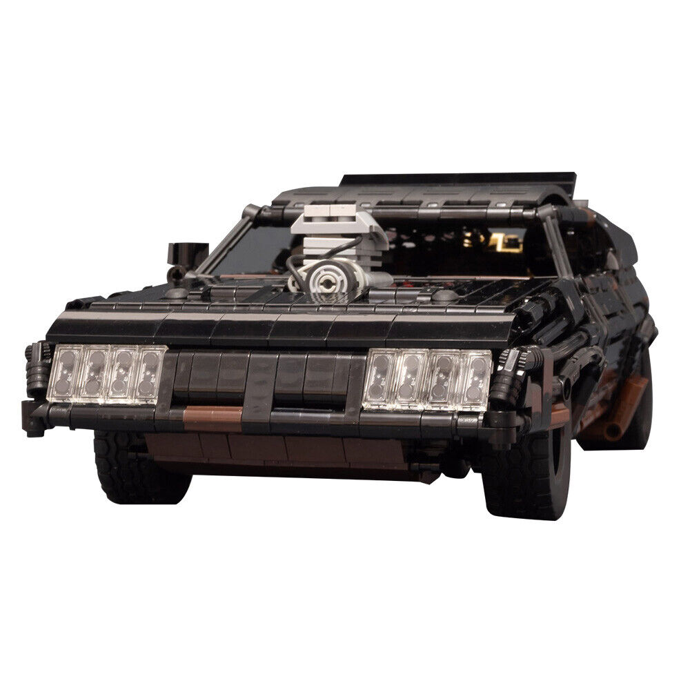 C4332 Black Interceptor with Power Functions Rear Wheel Drive 1510 Parts-ZITIANYOUBUILD