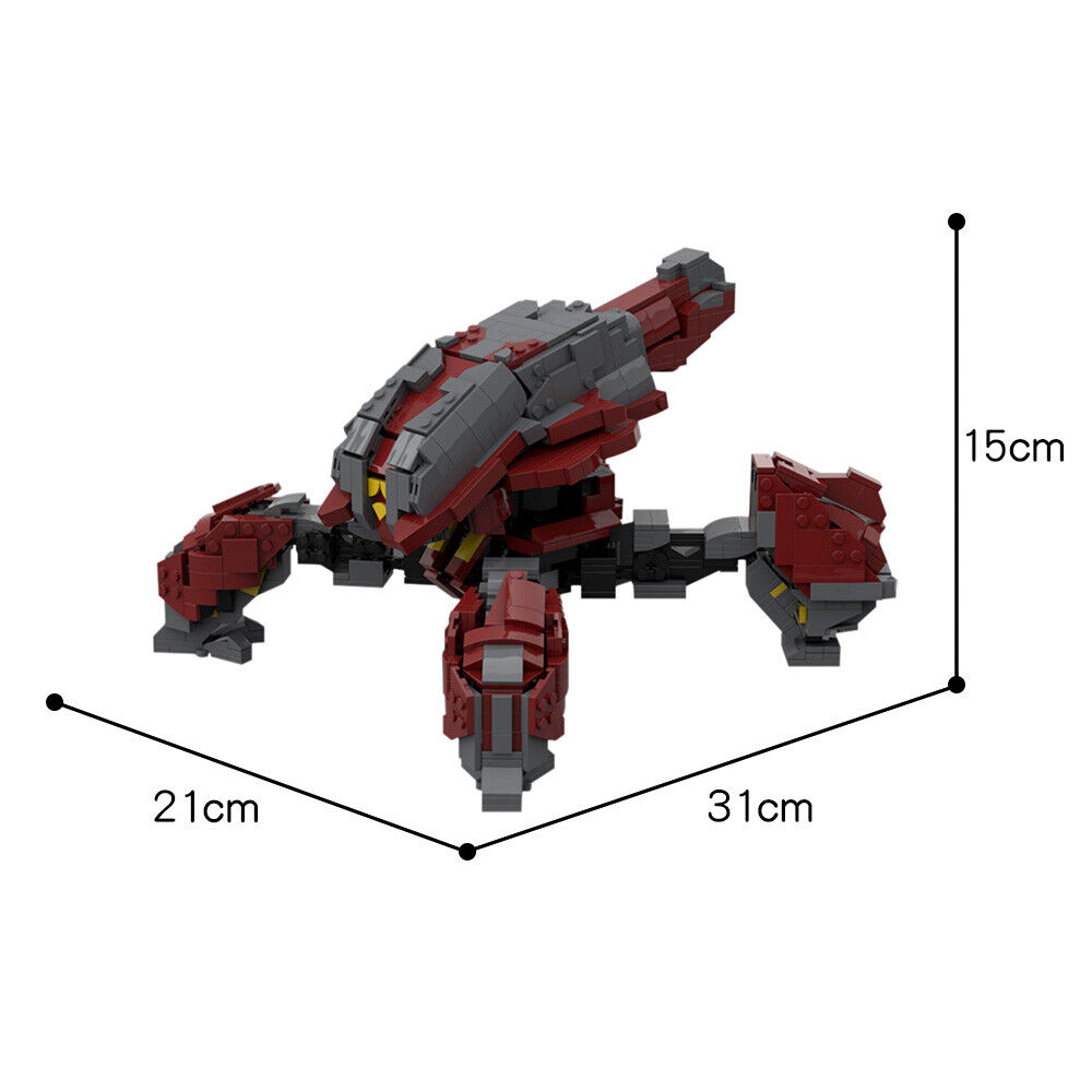 C5288 Siege-Crawler Locust Vehicle with Poseable Legs & Cockpit 1409 Parts-ZITIANYOUBUILD