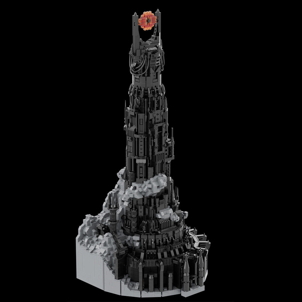 MOC-126262 Dark Tower Greatest Fortress in Middle-earth from Movie 5996 Parts-ZITIANYOUBUILD