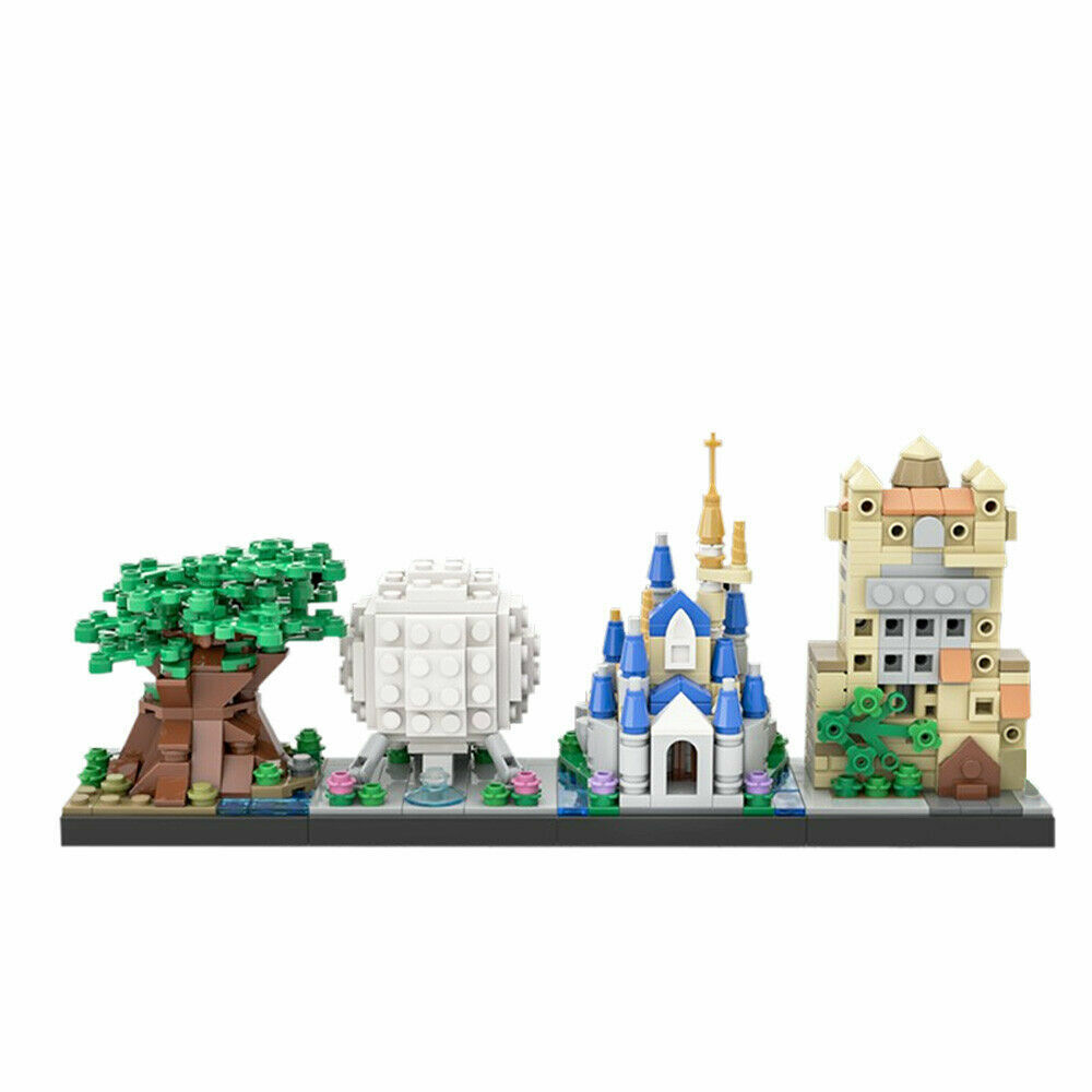 C5537 Iconic Theme Park with tree of Life and Epcot 529 Parts Creative Toys-ZITIANYOUBUILD