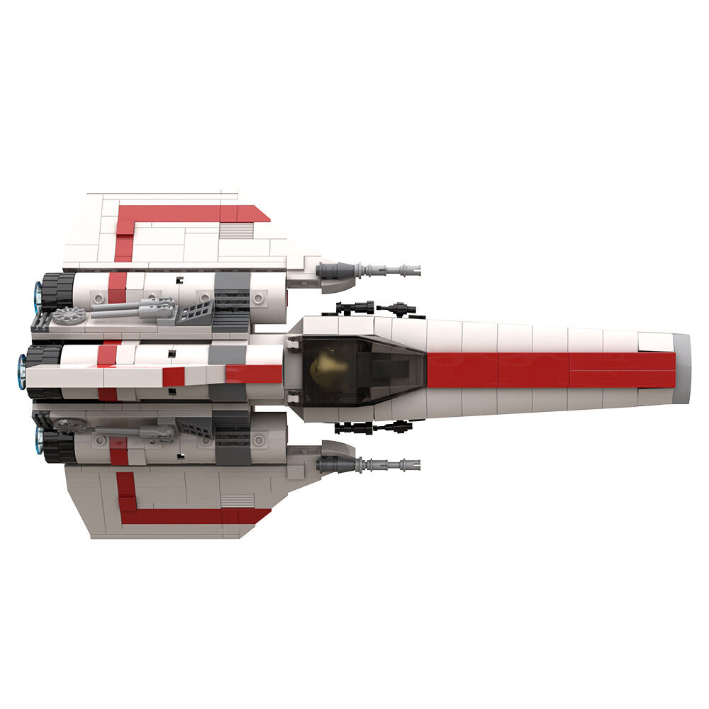 MOC-45112 MK1 Colonial Viper Viper Mark I Fighter Model MOC Build 609 Parts-ZITIANYOUBUILD