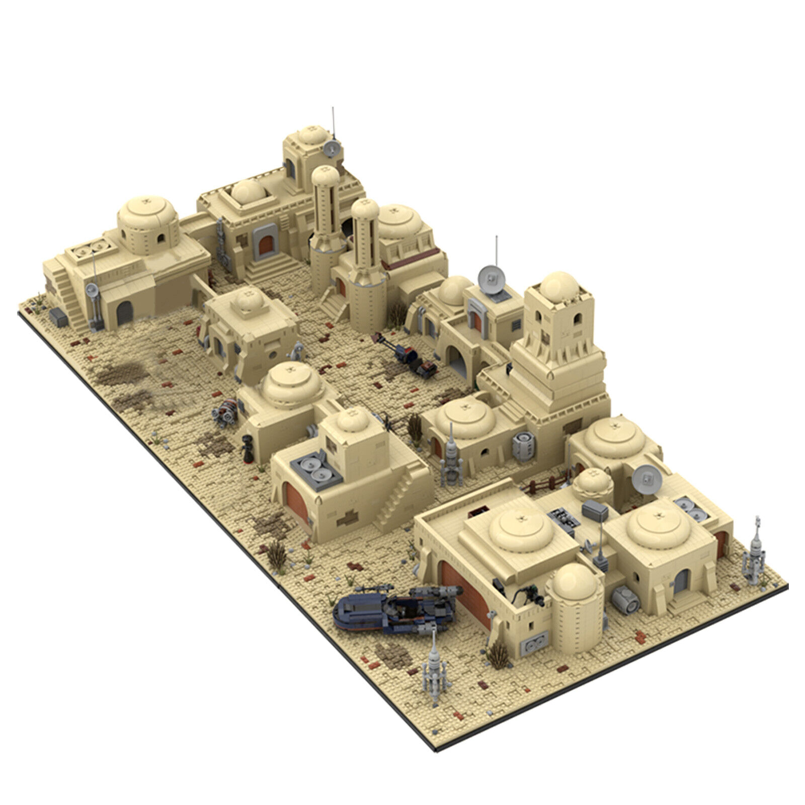 C5175 Modular Pub Bar on Tatooine with 5 Modules Building 14860 Parts-ZITIANYOUBUILD