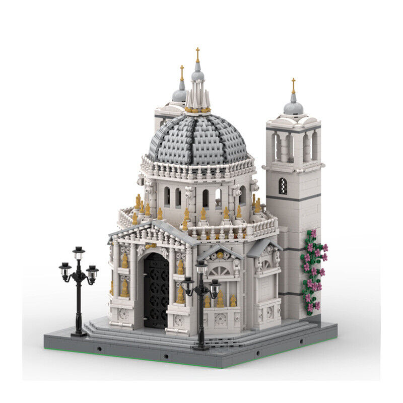 MOC-79460 Santa Maria Della Salute Lovely Baroque Building 4064 Parts Gift-ZITIANYOUBUILD
