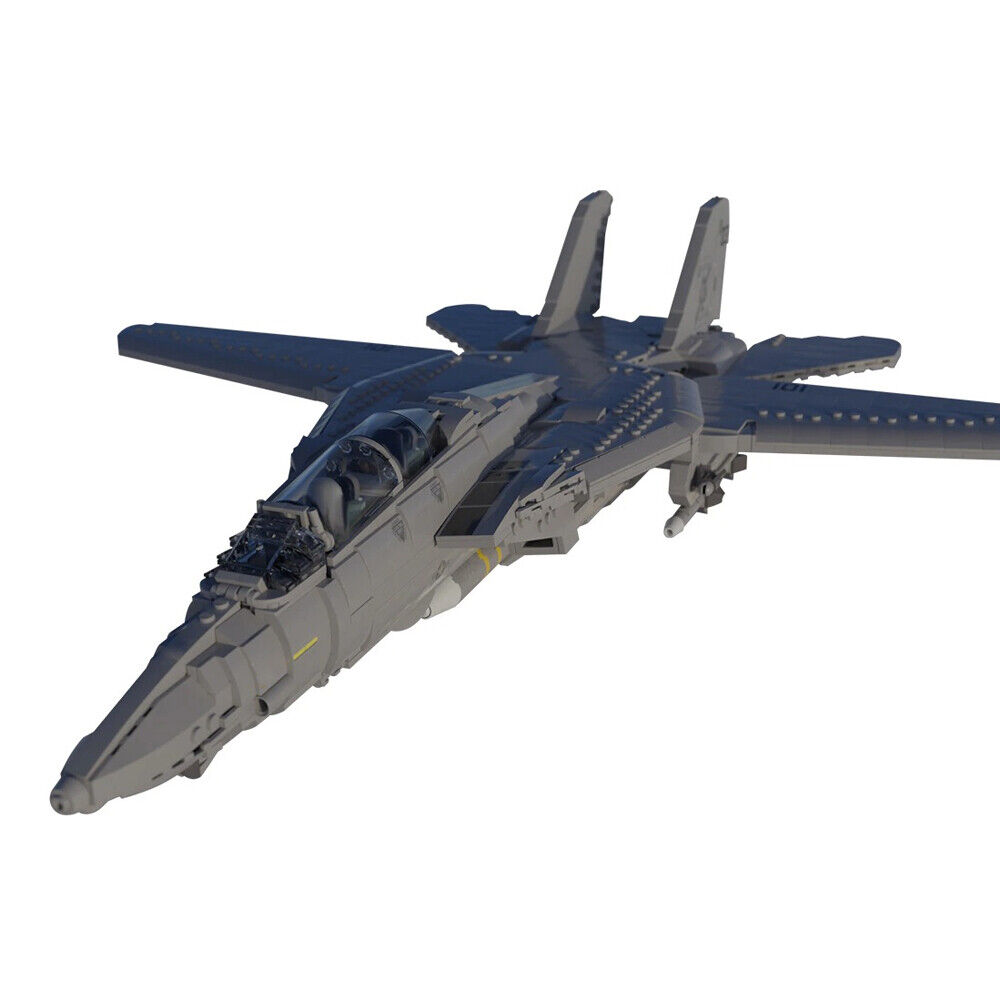 MOC-121573 All-weather-capable Variable-sweep Wing Fighter Aircraft 2239 Parts-ZITIANYOUBUILD