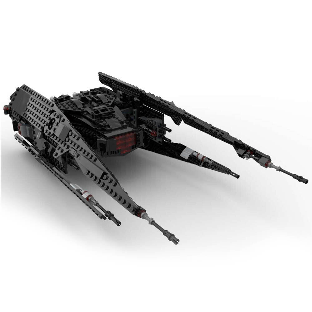 MOC-34444 Spacecraft Transport Ship with Display Stand and Interior 740 Parts-ZITIANYOUBUILD