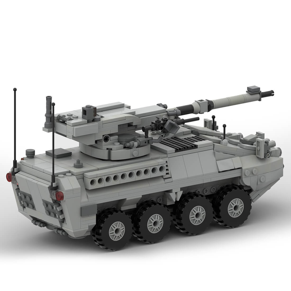 Custom MOC-60244 M1128 Stryker MGS Military Model 952 Parts Gift for Christmas-ZITIANYOUBUILD