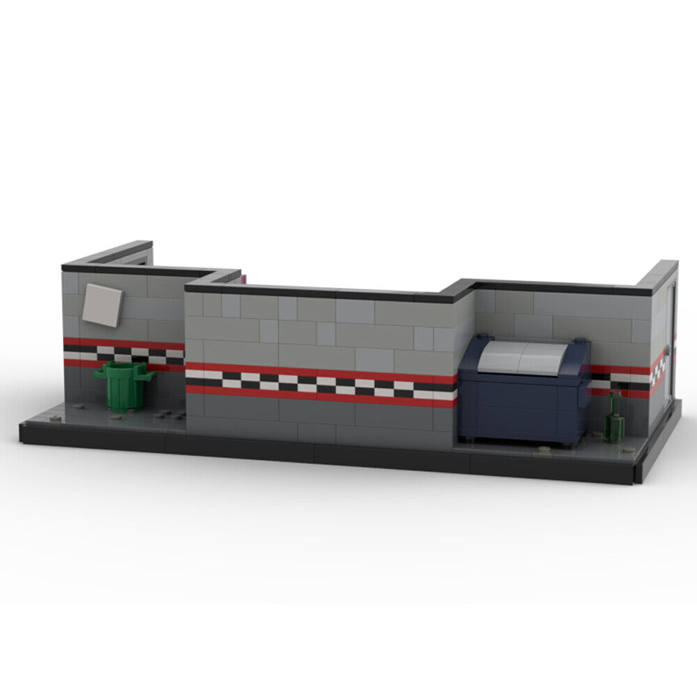 MOC-155280 Main Stage Diorama Model from Video Game Building Toys 632 Parts-ZITIANYOUBUILD