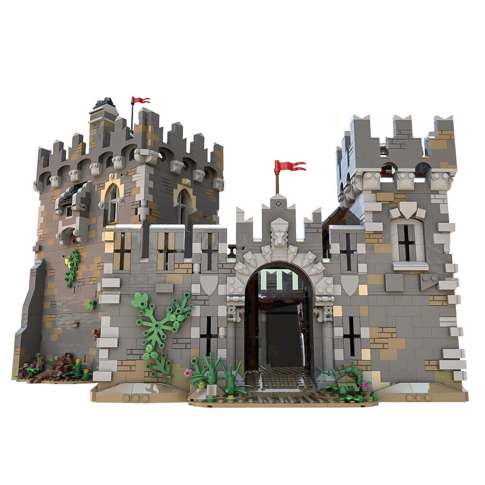ZITIANYOUBUILD Custom MOC: C7701 Medieval Lions' Castle with Interior 7543 Parts-ZITIANYOUBUILD