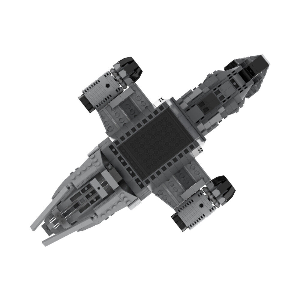 MOC-87563 Serenity Spaceship 1/240 Scale from Movie 914 Parts for Collection-ZITIANYOUBUILD