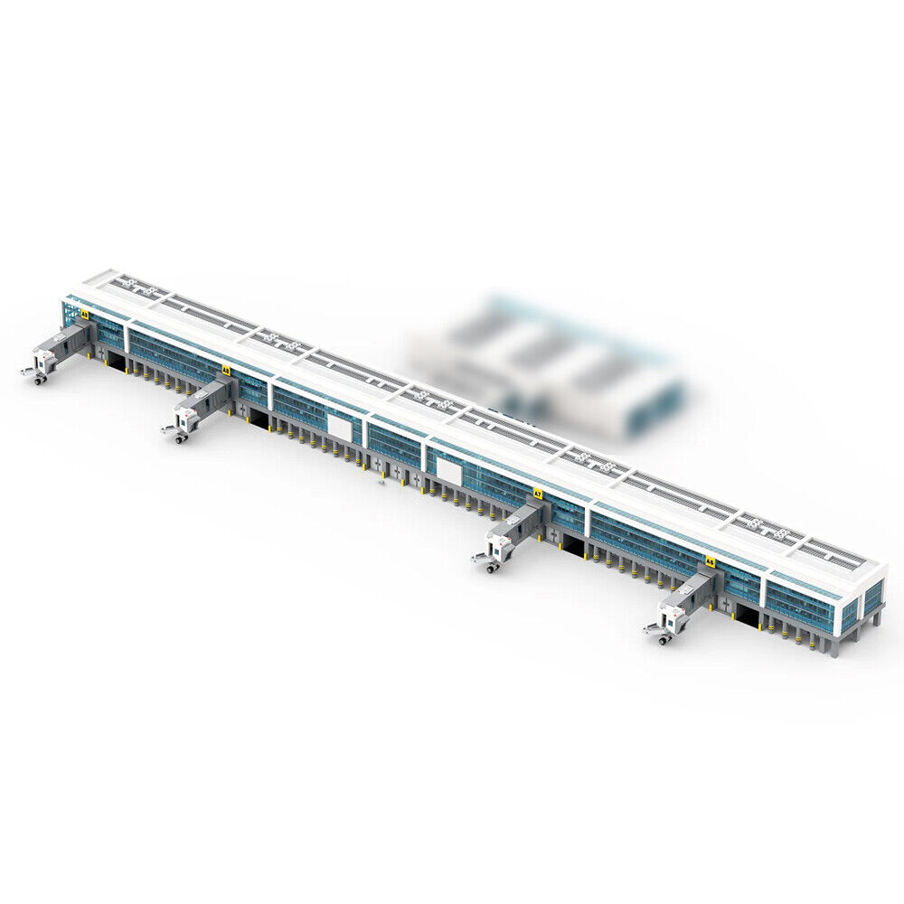 19-in-1 Modular Airport Gate & Terminal BUNDLE with Full Interior 12300 ...