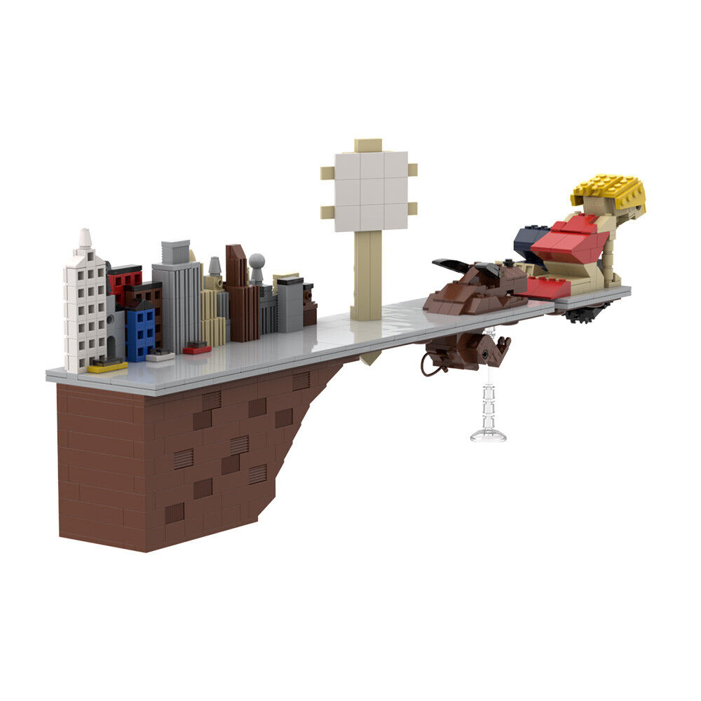 C4957 Skyline Architecture: End of the Road Building Toys Set 886 Parts-ZITIANYOUBUILD