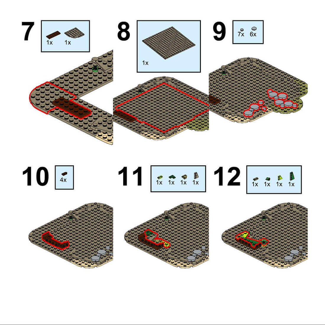 Custom MOC-78792 Medieval Butcher Model 270 Parts Kids Gift for Christmas-ZITIANYOUBUILD