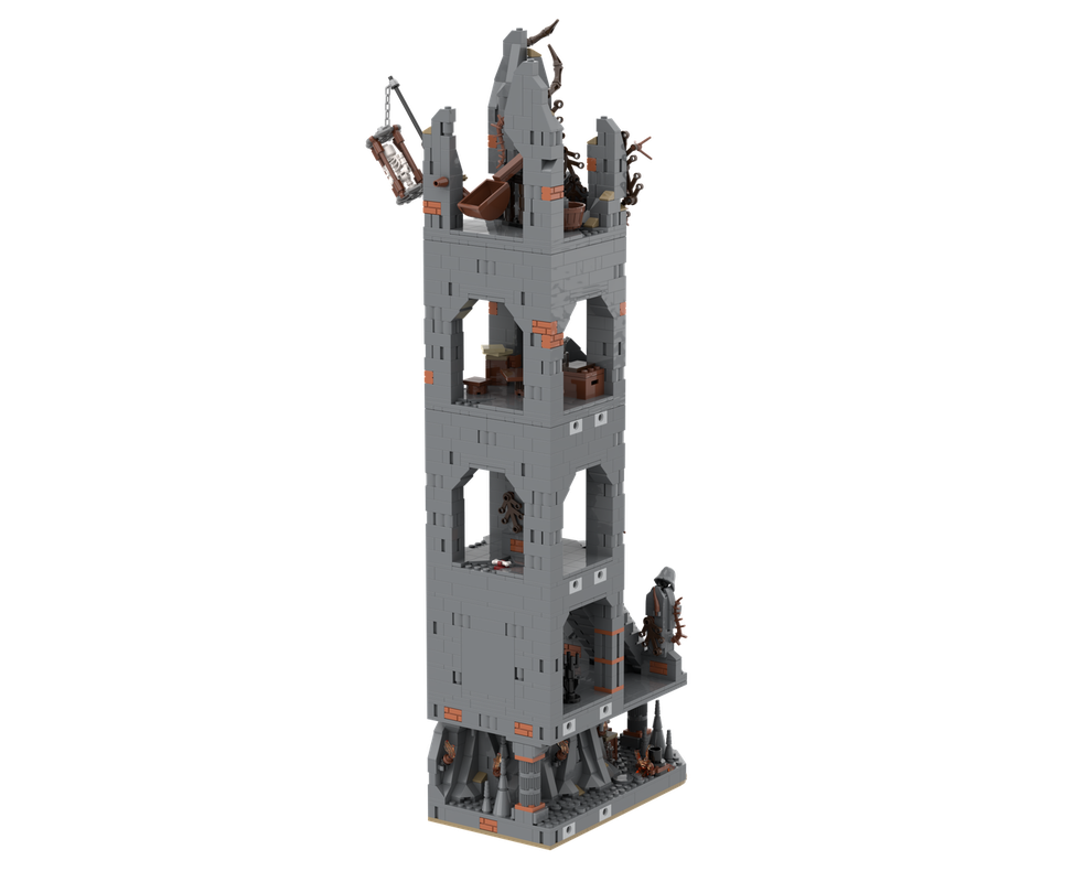 Custom MOC-223053 UCS Dol-Guldur - part 5/8  1851 Parts For Brithday Gifts