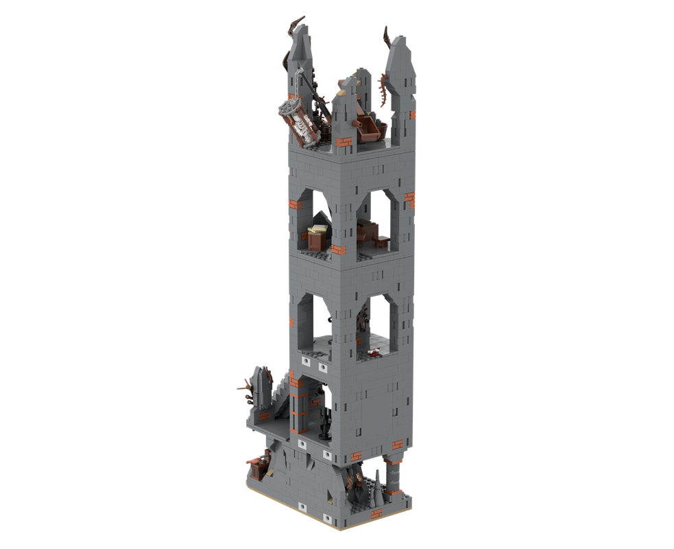 Custom MOC-223053 UCS Dol-Guldur - part 5/8  1851 Parts For Brithday Gifts