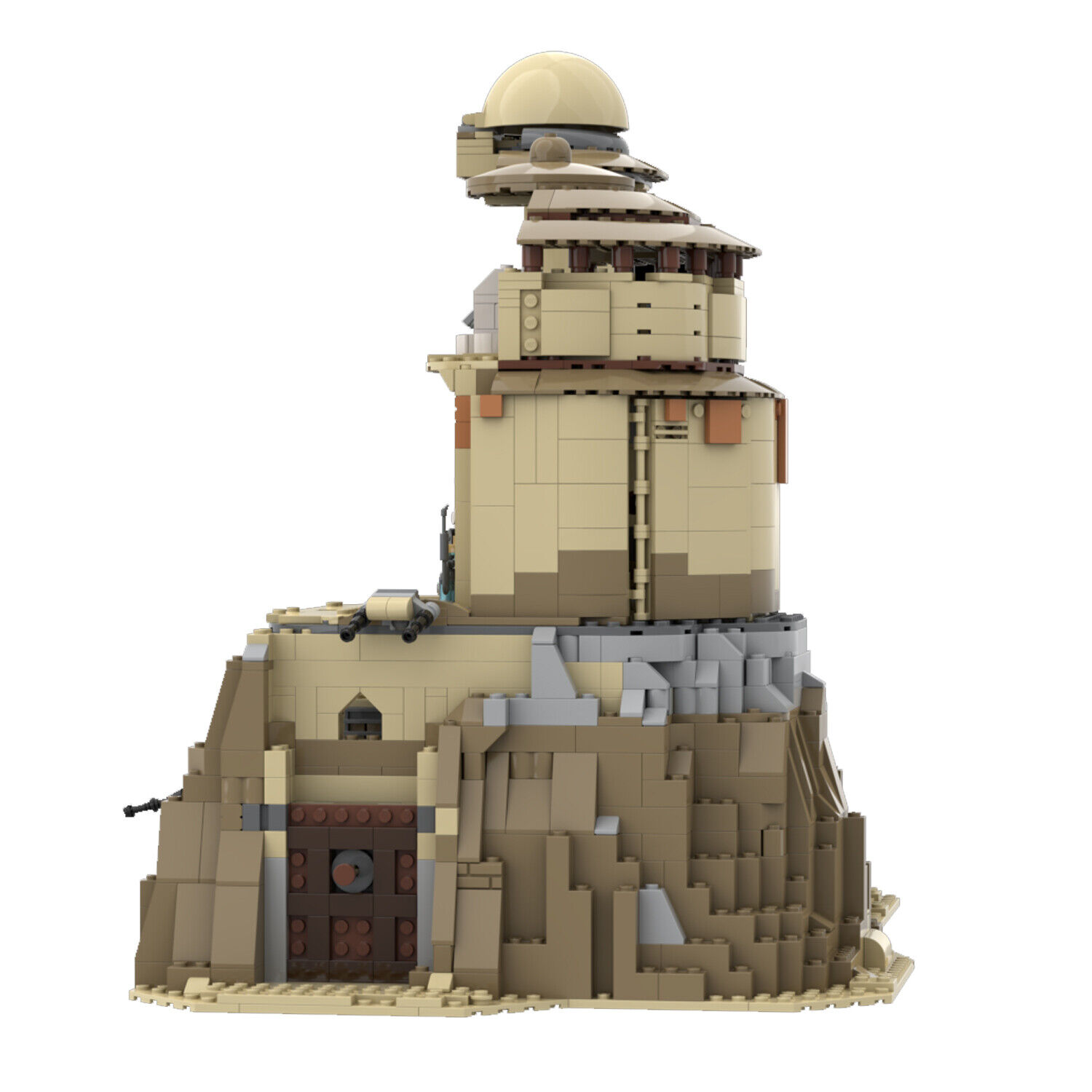 MOC-108238 Palace with Hangar Bay and Throne Room Building Toys Set 1762 Parts-ZITIANYOUBUILD