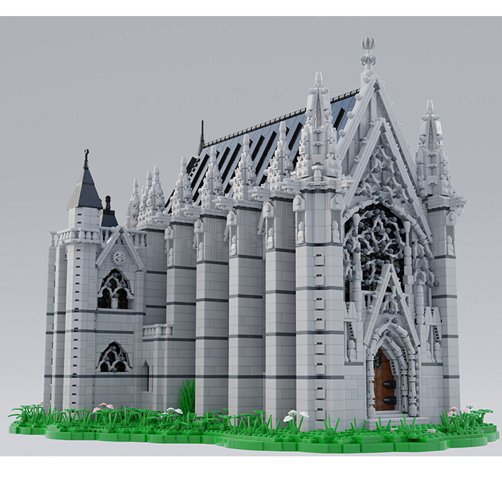 MOC-148394 Sainte Chapelle Modular Cathedral with Interior 9373 Parts-ZITIANYOUBUILD