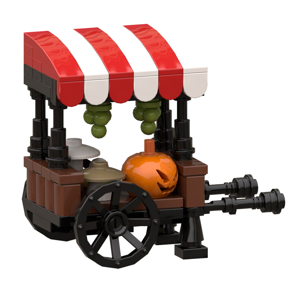 Custom MOC: C9046 Medieval Market Stall Model 106 Parts Gift for Christmas-ZITIANYOUBUILD