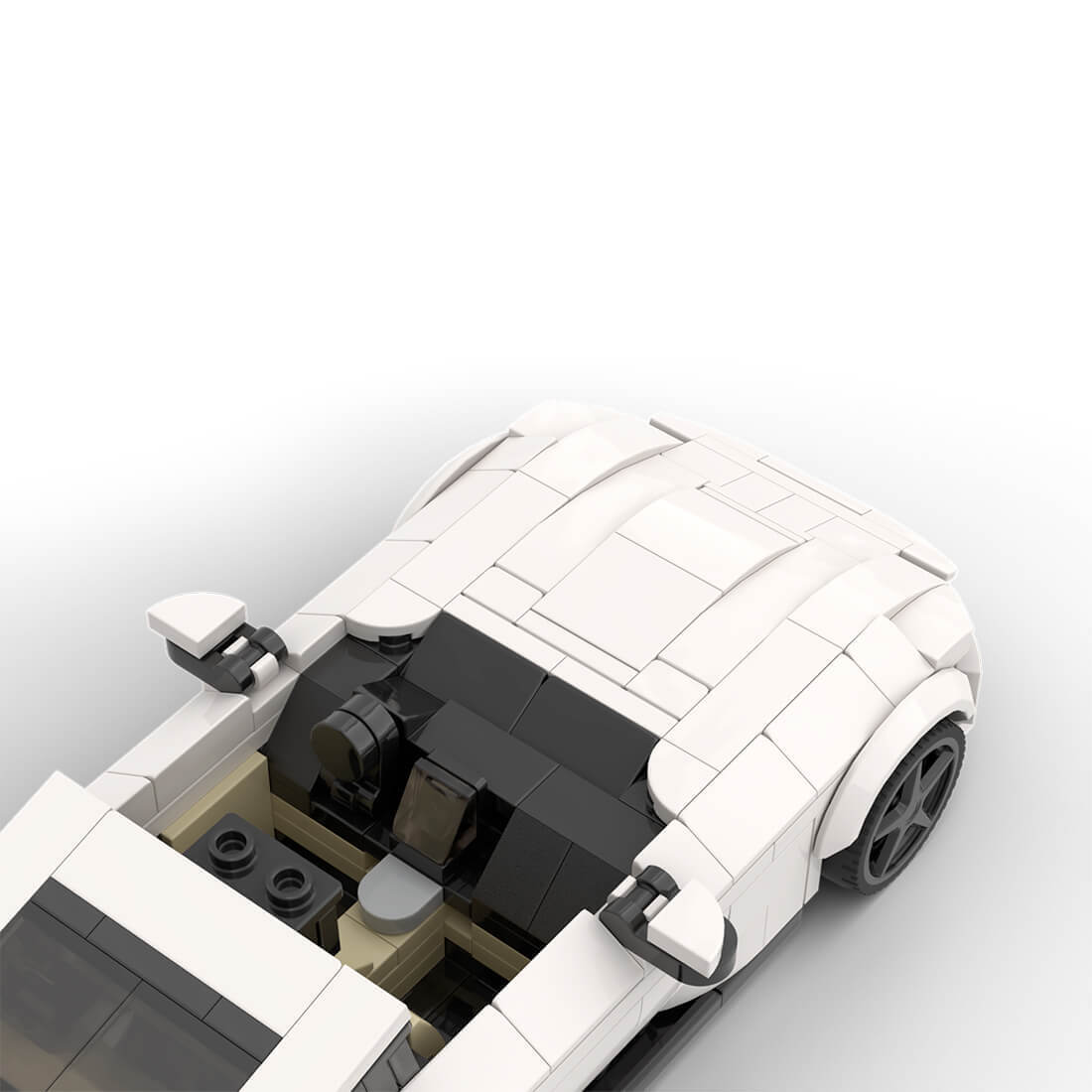 Custom MOC-117638 Super Sports Car Model 395 Parts Toys Gift for Christmas-ZITIANYOUBUILD