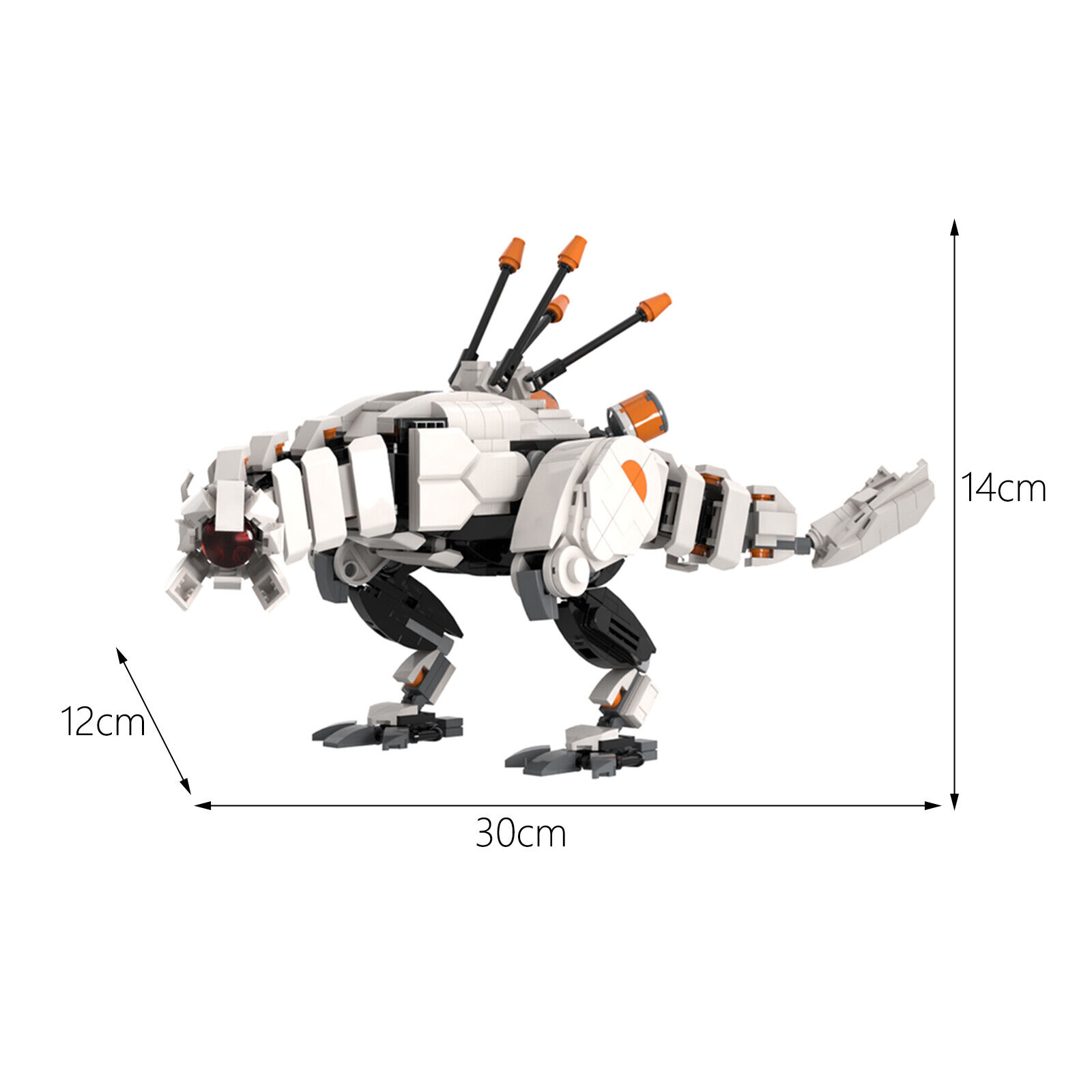 Custom MOC: C7480 Video Game Monster T-h-u-nd-e-r-j--aw Model 577 Parts-ZITIANYOUBUILD