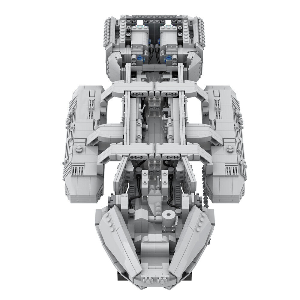 ZITIANYOUBUILD Custom MOC: C5835 Galactica Ship Model Toys 2164 Parts with Stand-ZITIANYOUBUILD