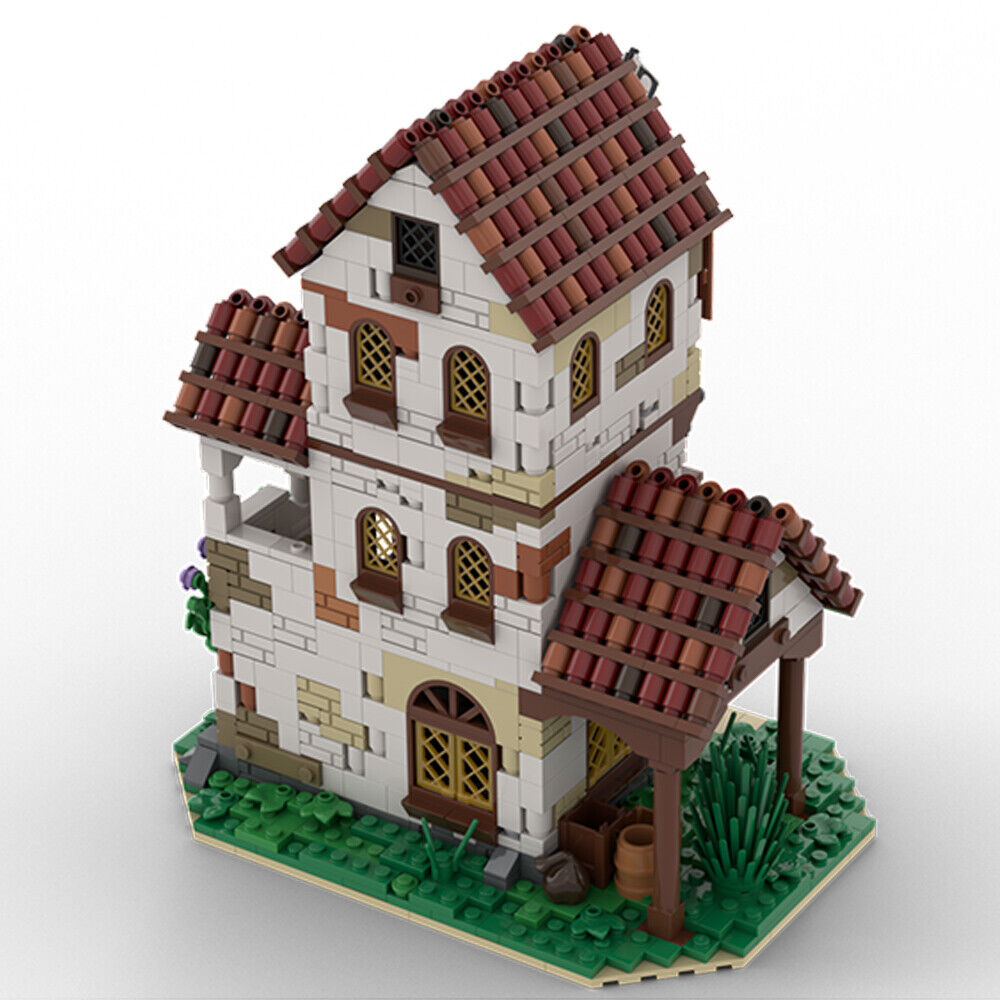 MOC-127497 Rural Hotel Model for Pirates Series Building Toys Set 1404 Parts-ZITIANYOUBUILD