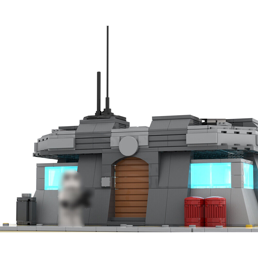 ZITIANYOUBUILD MOC-155802 Base Bunker Model from Movie Minifig Scale 695 Parts-ZITIANYOUBUILD