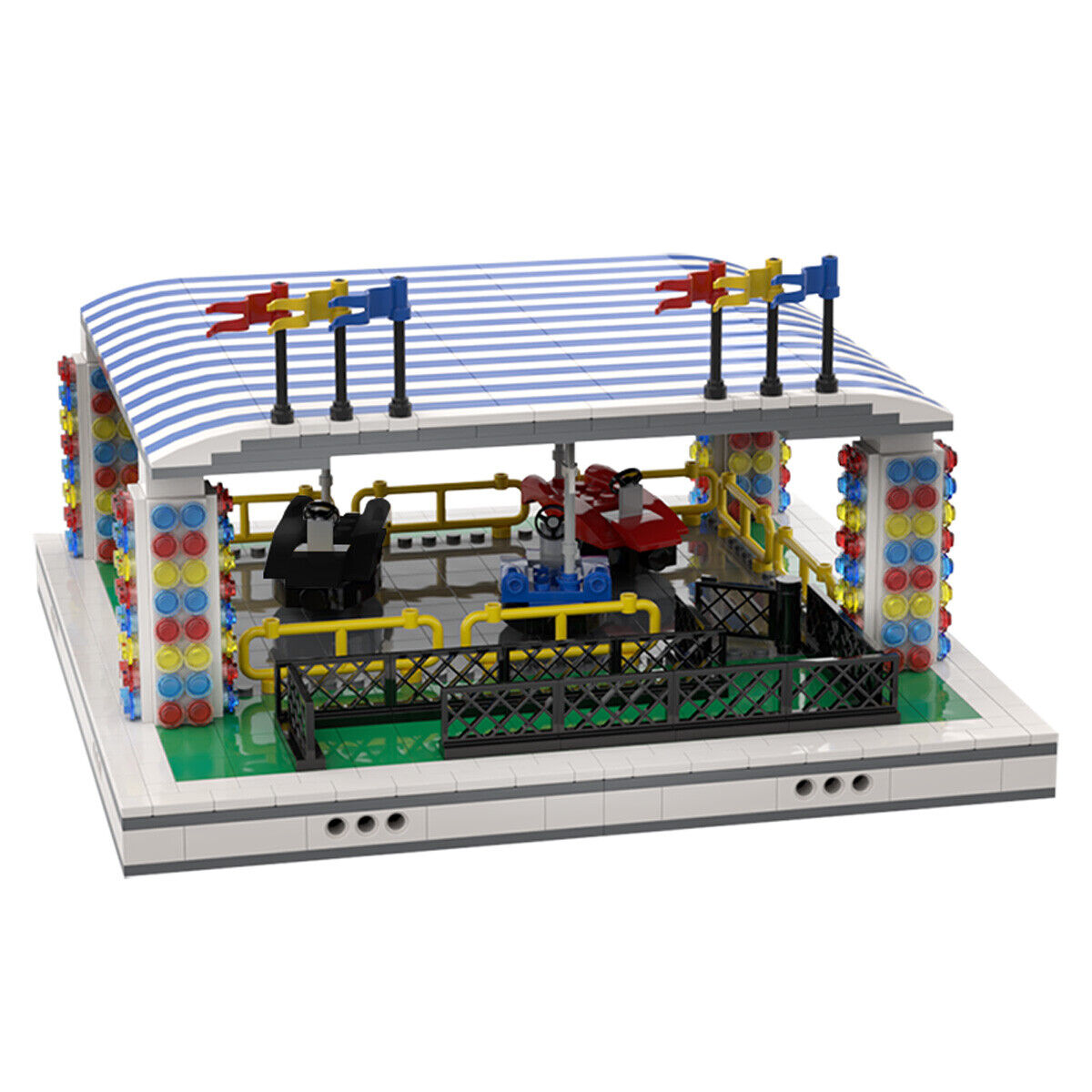 C4705 Bumper Cars for Modular Amusement Park Kids 1012 Parts Free Shipping-ZITIANYOUBUILD