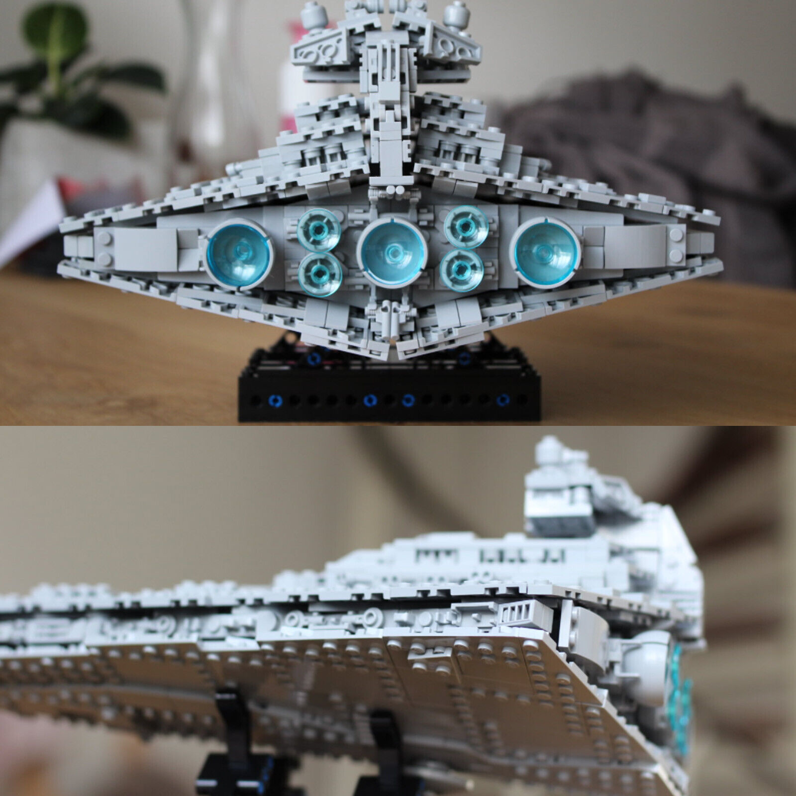 C5675 Imperial Star Destroyer with Stand Building Blocks 1459 Parts-ZITIANYOUBUILD