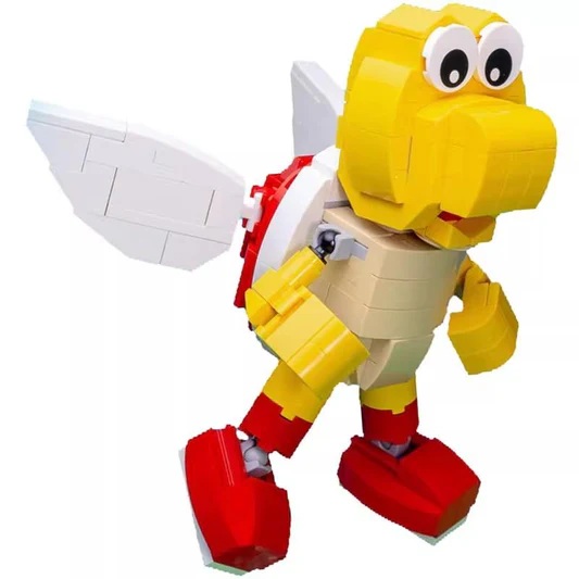  Custom Flying Turtle Trooper MOC-23057 Red Koopa 226 Pieces 