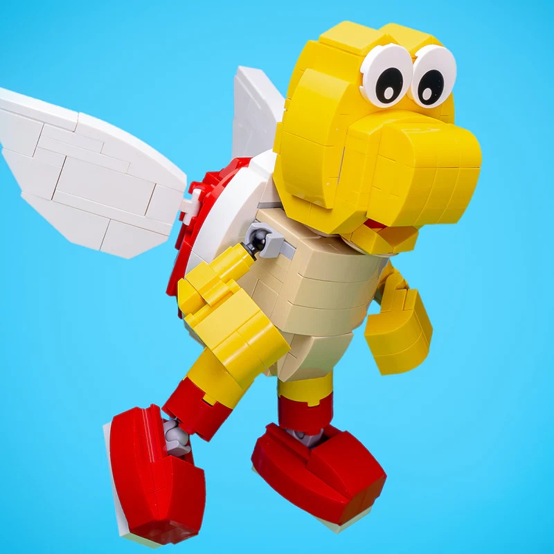  Custom Flying Turtle Trooper MOC-23057 Red Koopa 226 Pieces 