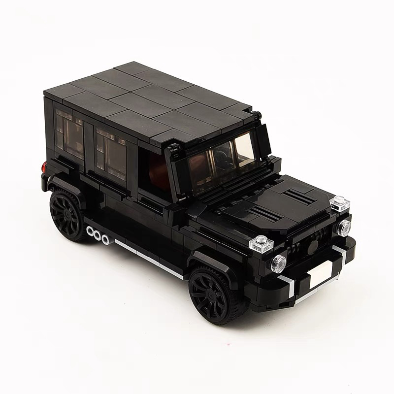 G63 Car SUV Off-road Vehicle Display Model Building Block Toys Set 8-wide