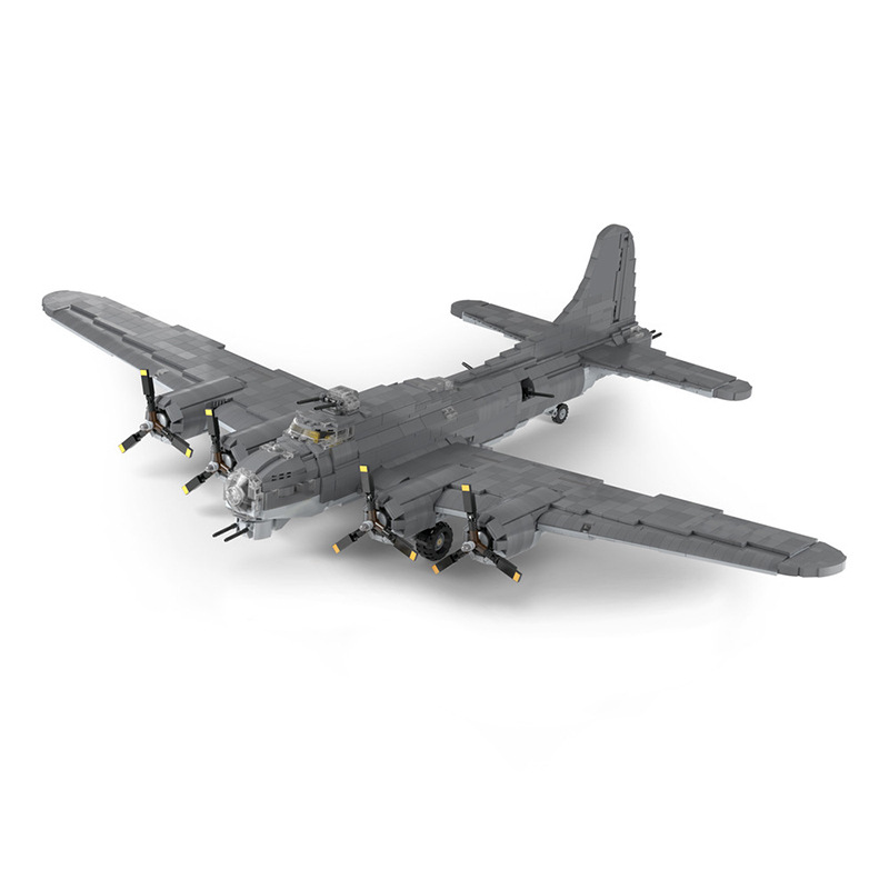 Boeing B-17G - WWII Heavy Bomber B-17 “Flying Fortress” with Detailed Interior 3074 Pieces 
