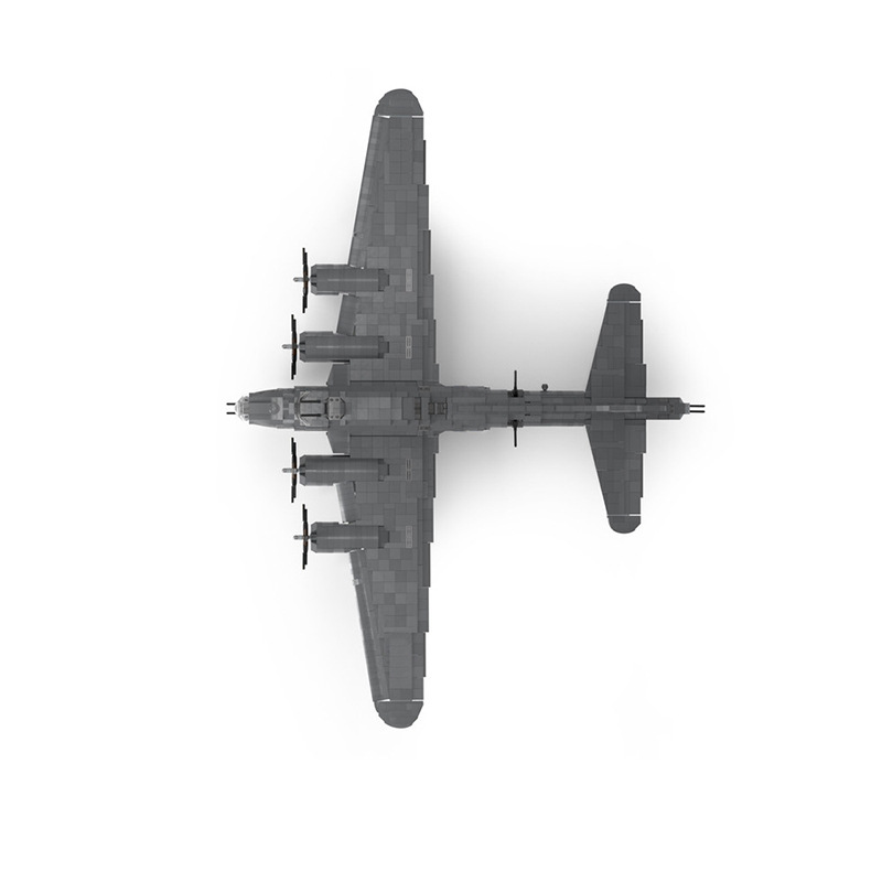 Boeing B-17G - WWII Heavy Bomber B-17 “Flying Fortress” with Detailed Interior 3074 Pieces