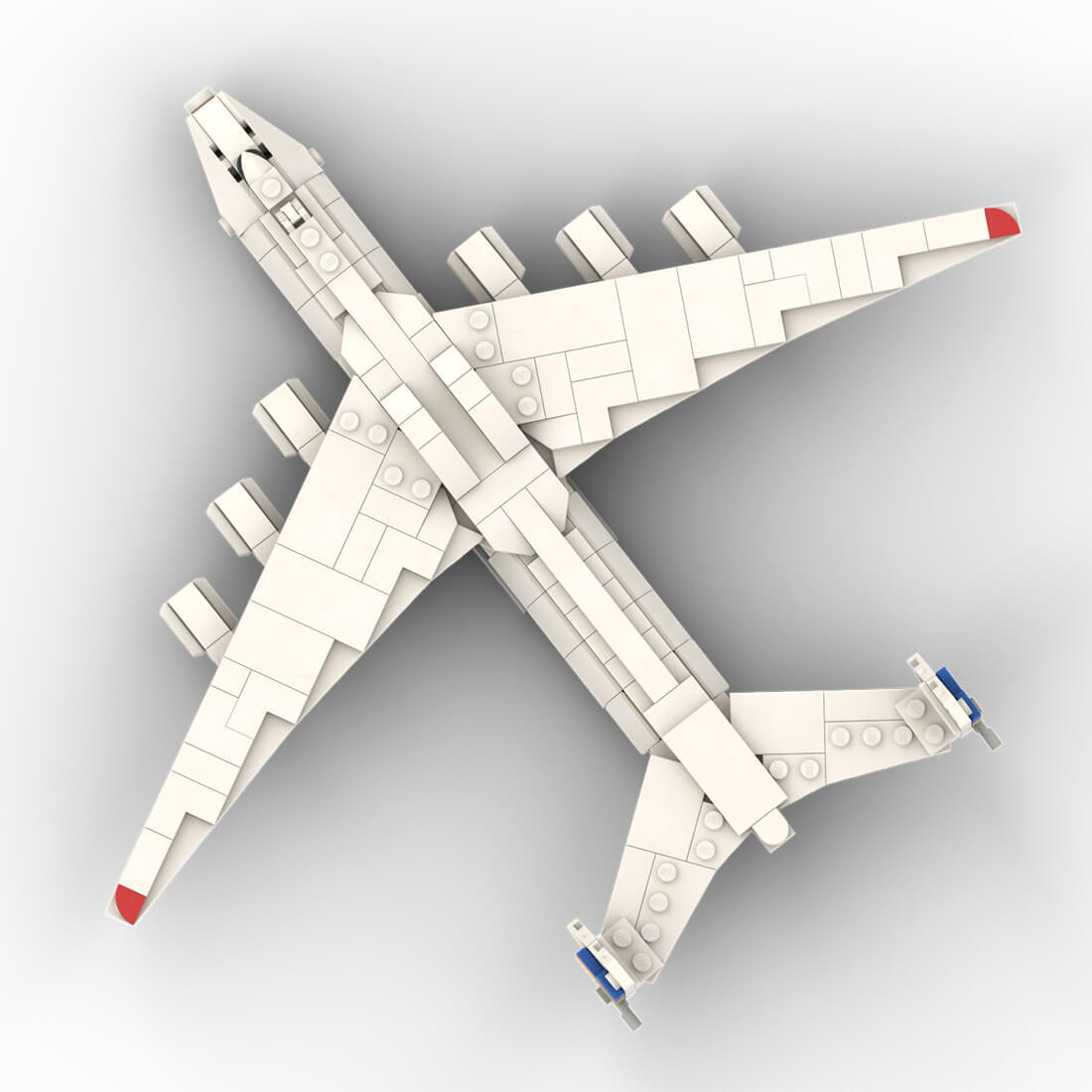 Custom MOC-107147 Antonov AN-225 ��Mriya�� Model  482 Parts Gift for Christmas-ZITIANYOUBUILD