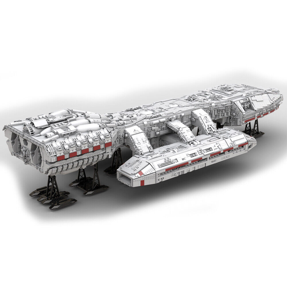 MOC-144769 Space Battleship Superscale with Fully Detailed Interior 23729 Parts-ZITIANYOUBUILD