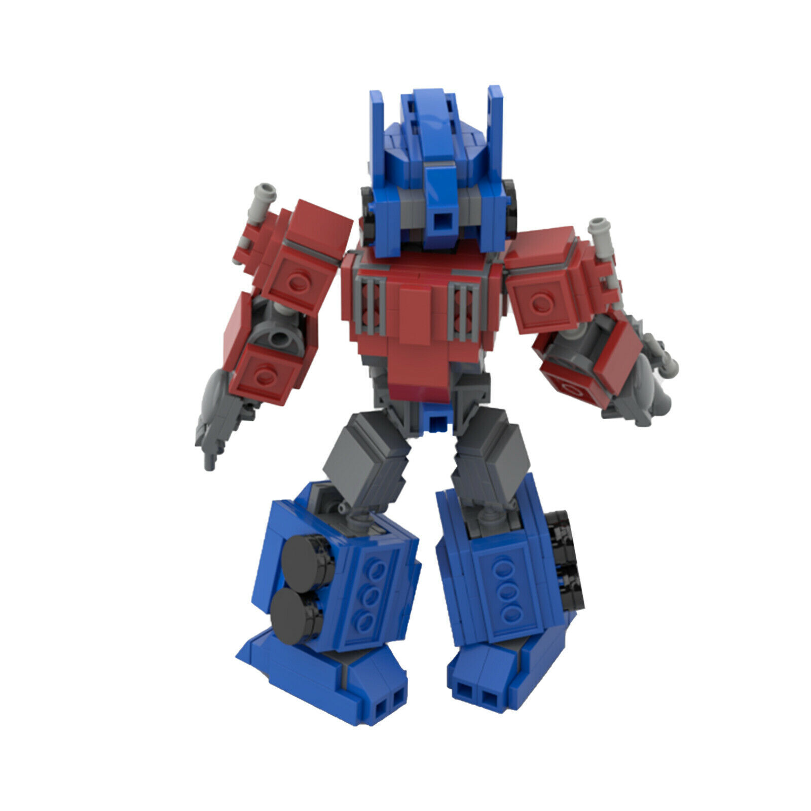 Custom MOC: C7281 Mecha Robots Model 409 Parts from TV Show Gift for Christmas-ZITIANYOUBUILD