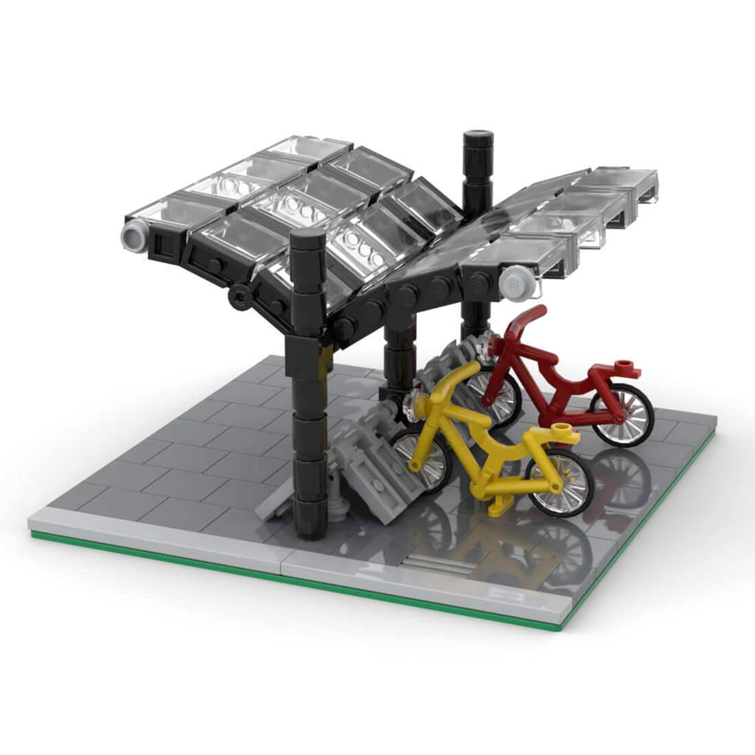 Custom MOC-83143 Bicycle Storage Model 200 Parts Kids Gift for Christmas-ZITIANYOUBUILD