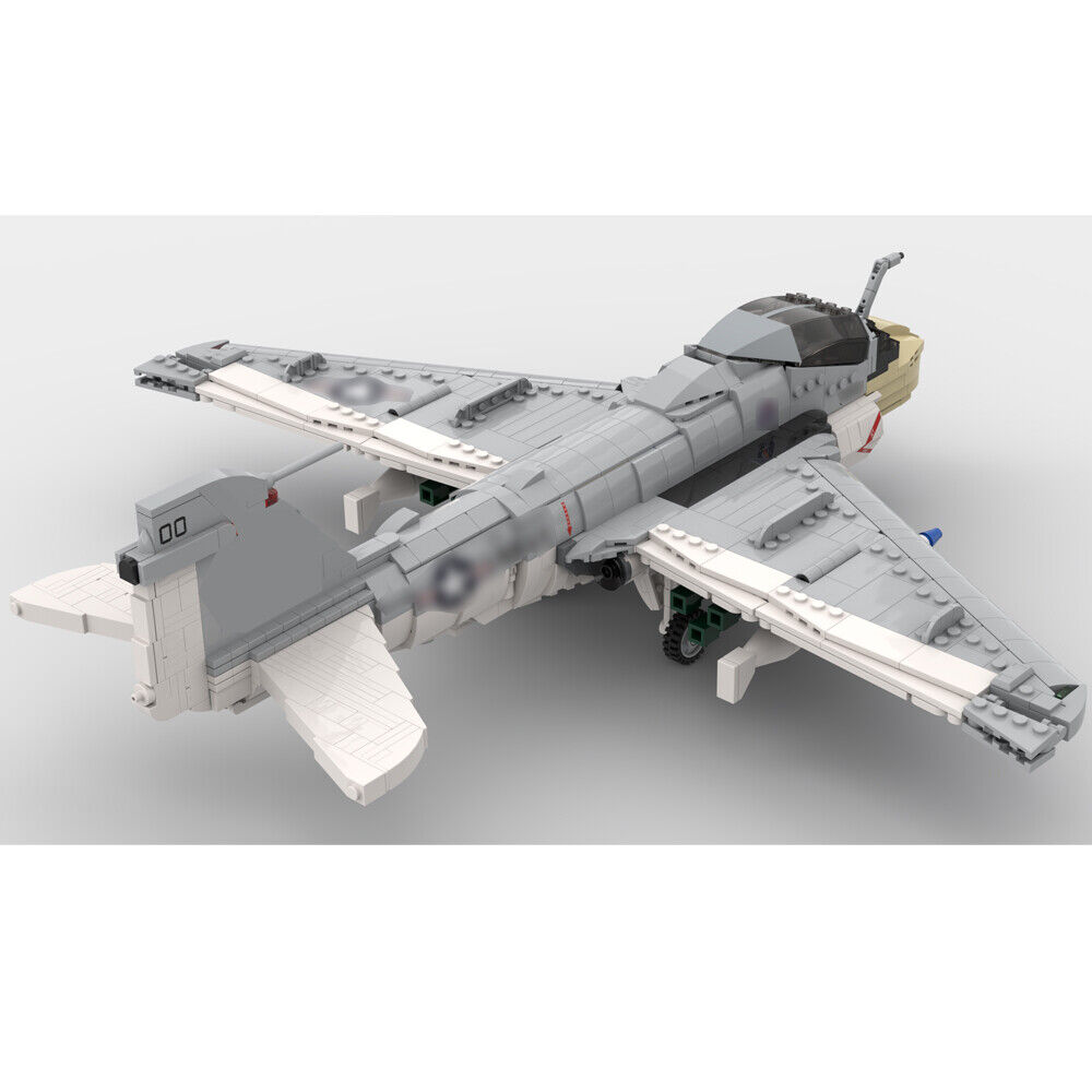 MOC-130722 Twinjet All-weather Attack Aircraft 1:35 for Collection 1566 Parts-ZITIANYOUBUILD