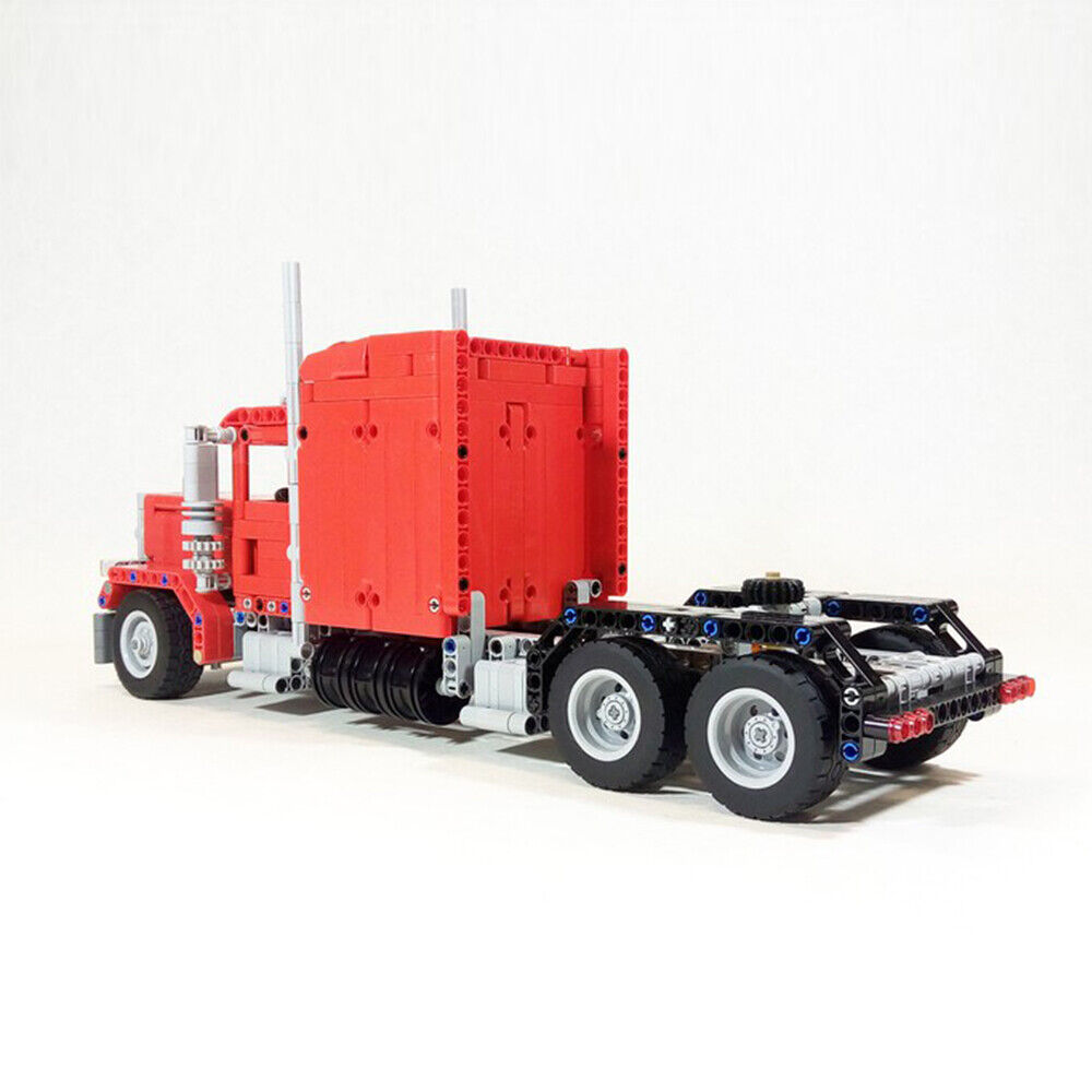 C1386 Conventional-cab Truck Highway Truck Model Building Toys 834 Parts-ZITIANYOUBUILD