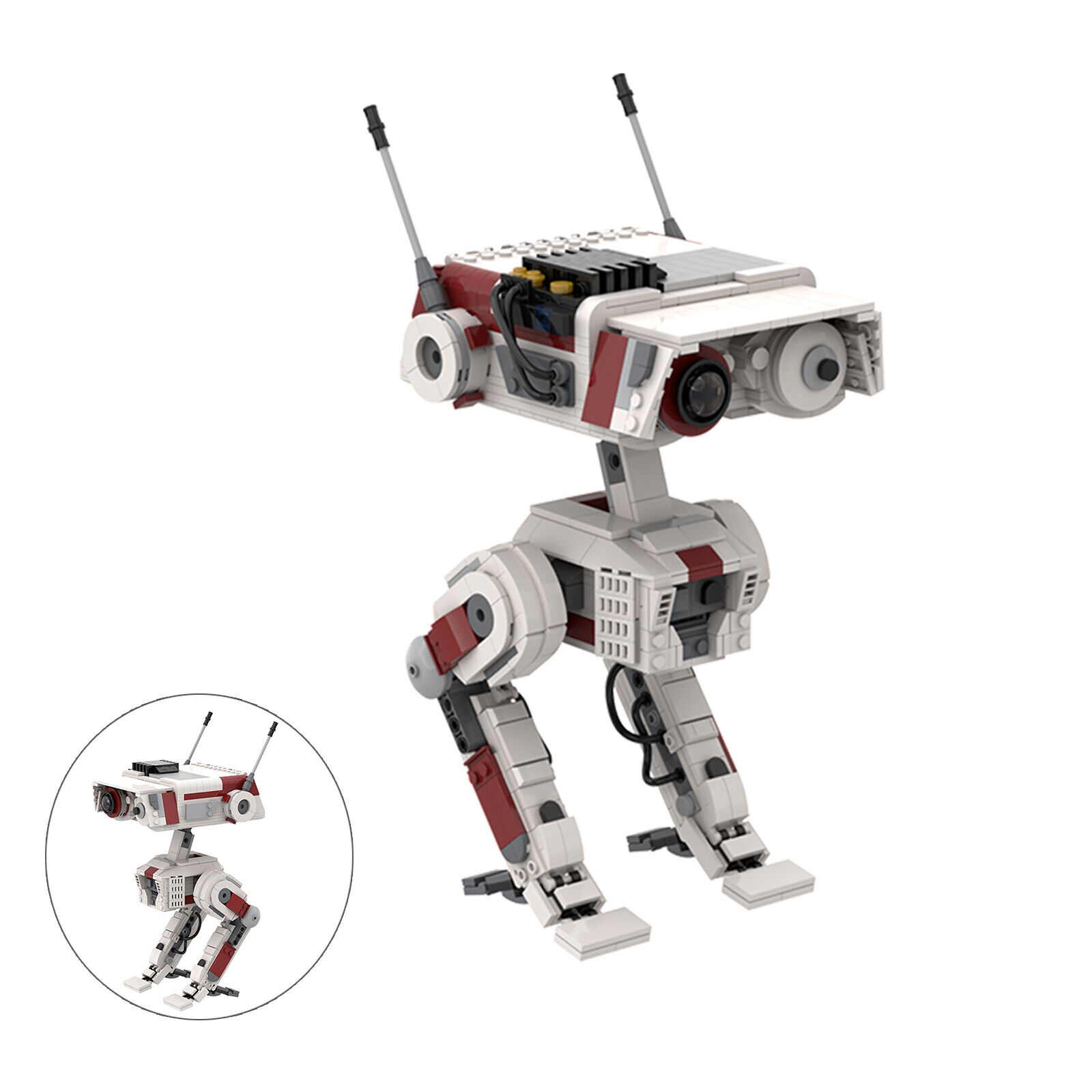 Custom MOC: C5170 BD-1 D_r-o-id Robot 1067 Parts FROM Film Gift for Christmas-ZITIANYOUBUILD